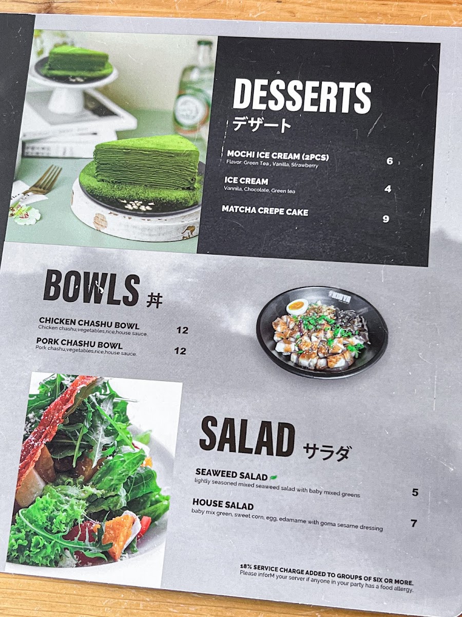 Kinya Ramen Menu - Image 6